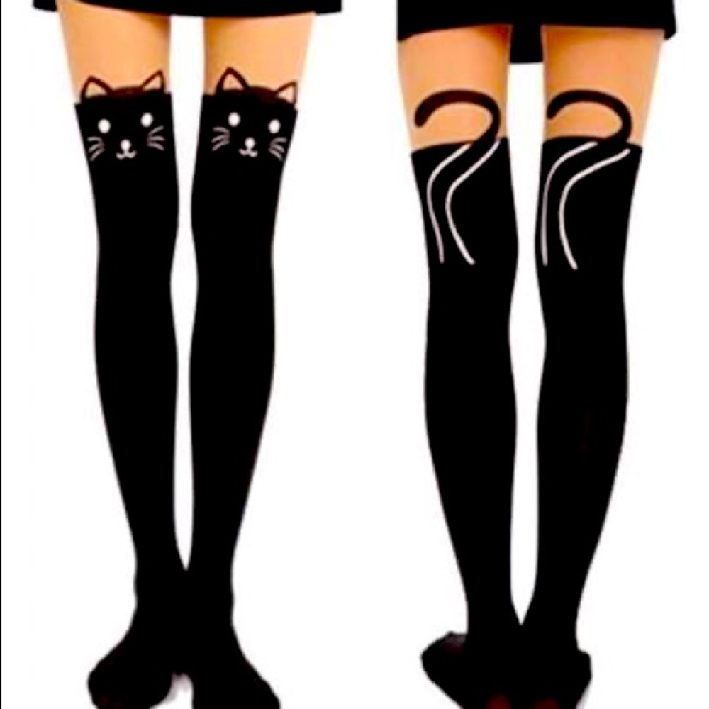 Cat tights NWOT